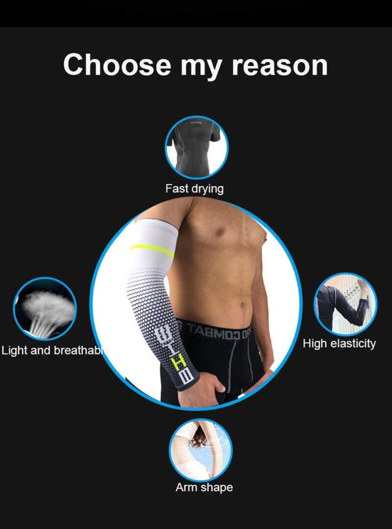 Breathable UV Protective Arm Sleeves - Image 8