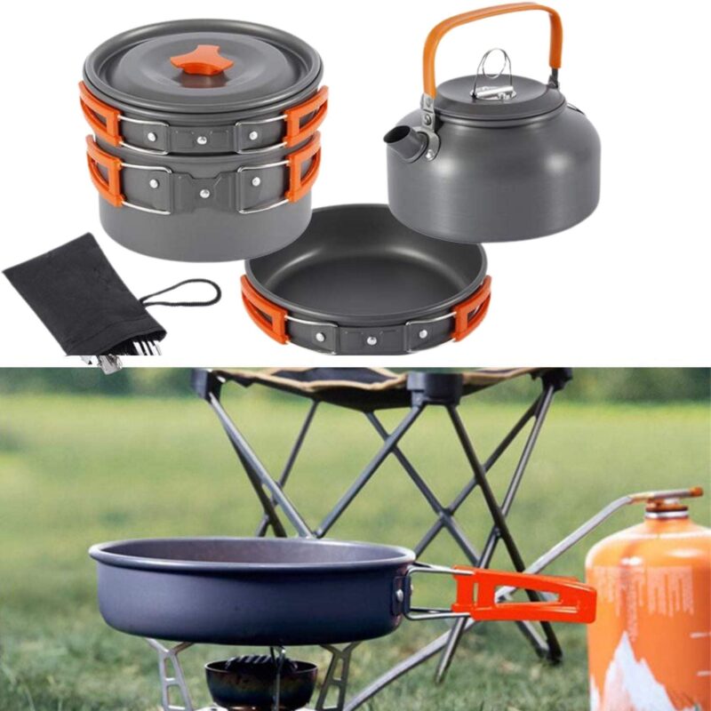 Compact Full-set Camping Cookware - Image 7