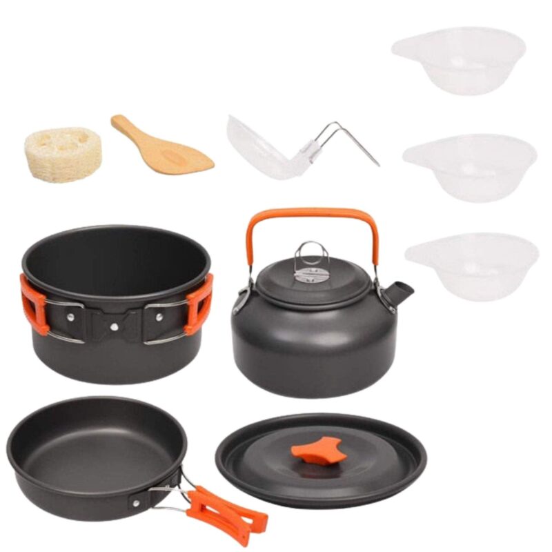 Compact Full-set Camping Cookware - Image 5