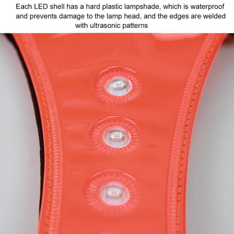 LED Reflective Cycling Running Visibility Vest - Image 5