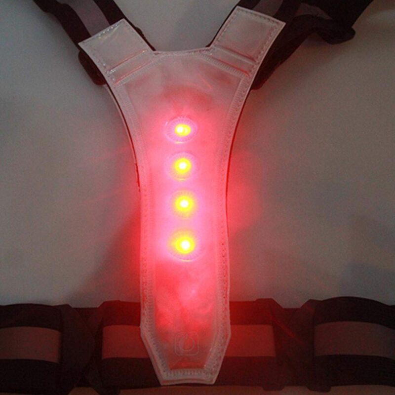 LED Reflective Cycling Running Visibility Vest - Image 4