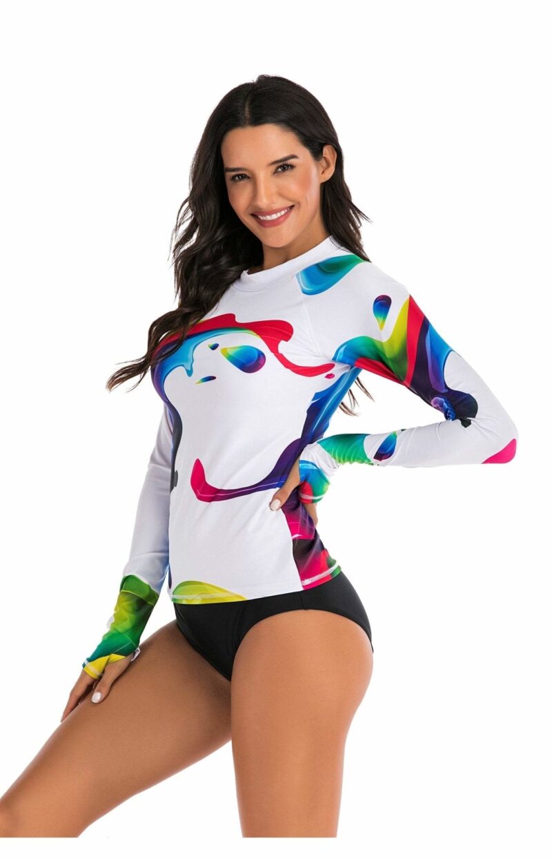 Stylish Lady's Long-sleeve Swimsuit - Image 13