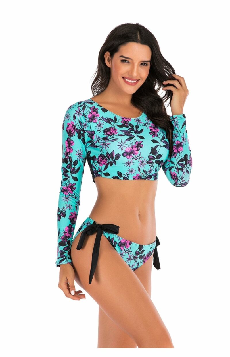 Stylish Lady's Long-sleeve Swimsuit - Image 5