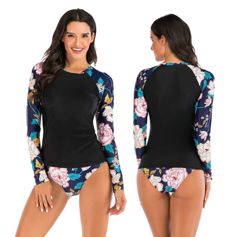 Stylish Lady's Long-sleeve Swimsuit - Image 2