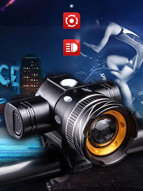 Zoomable LED Bicycle Light